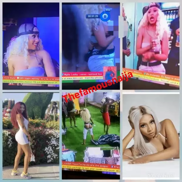 BBNaija: See The Moment Mercy Exposed Her Bare Chest On TV As Nigerians React